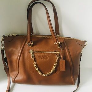 Leather COACH purse